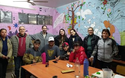 Una familia española realizó su voluntariado en la comunidad salesiana de Ludueña, Rosario
