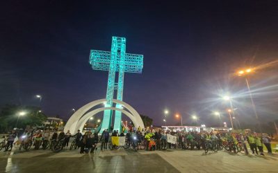 Más de 100 fieles participaron de la segunda bicicleteada peregrina al Oasis de María Auxiliadora en Formosa