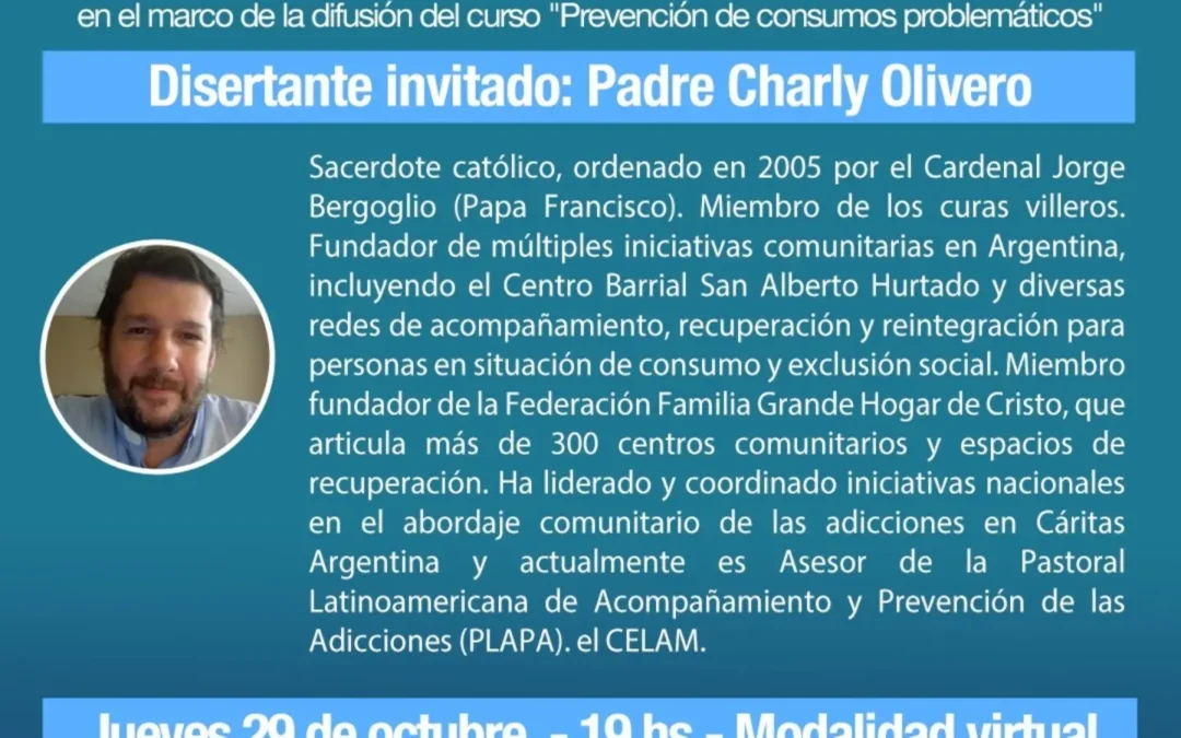 ENSa invita a la presentación del Manual de Pastoral de Adicciones del CELAM